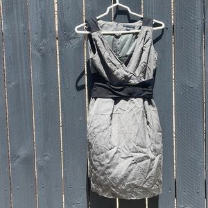 Grey dress from Banana Republic